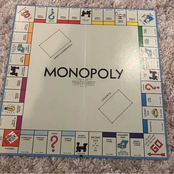 Vintage 1961 Monopoly Board Game by Parker Brothers Classic Original Complete - Picture 6 of 11